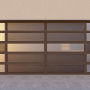 Double Aluminium Cladding and Glass Door W 4880mm X H 2135mm