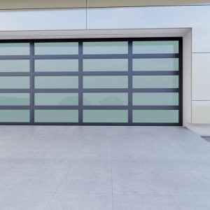 Double Aluminium 20 Panel Frosted Glass W 4880mm X H 2135mm