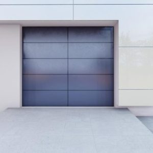 Single Aluminium Frameless Cladding Garage door W 2440mm X H 2135mm