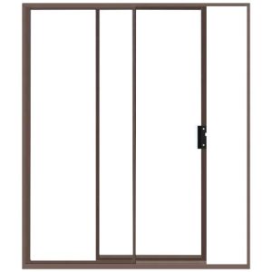 Aluminium 2 panel sliding door W3000MM x H2100MM both panels slide